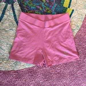sparkle pink booty shorts \ spandex